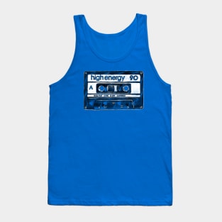 Retro Cassette Tape, High Energy 90 Tank Top